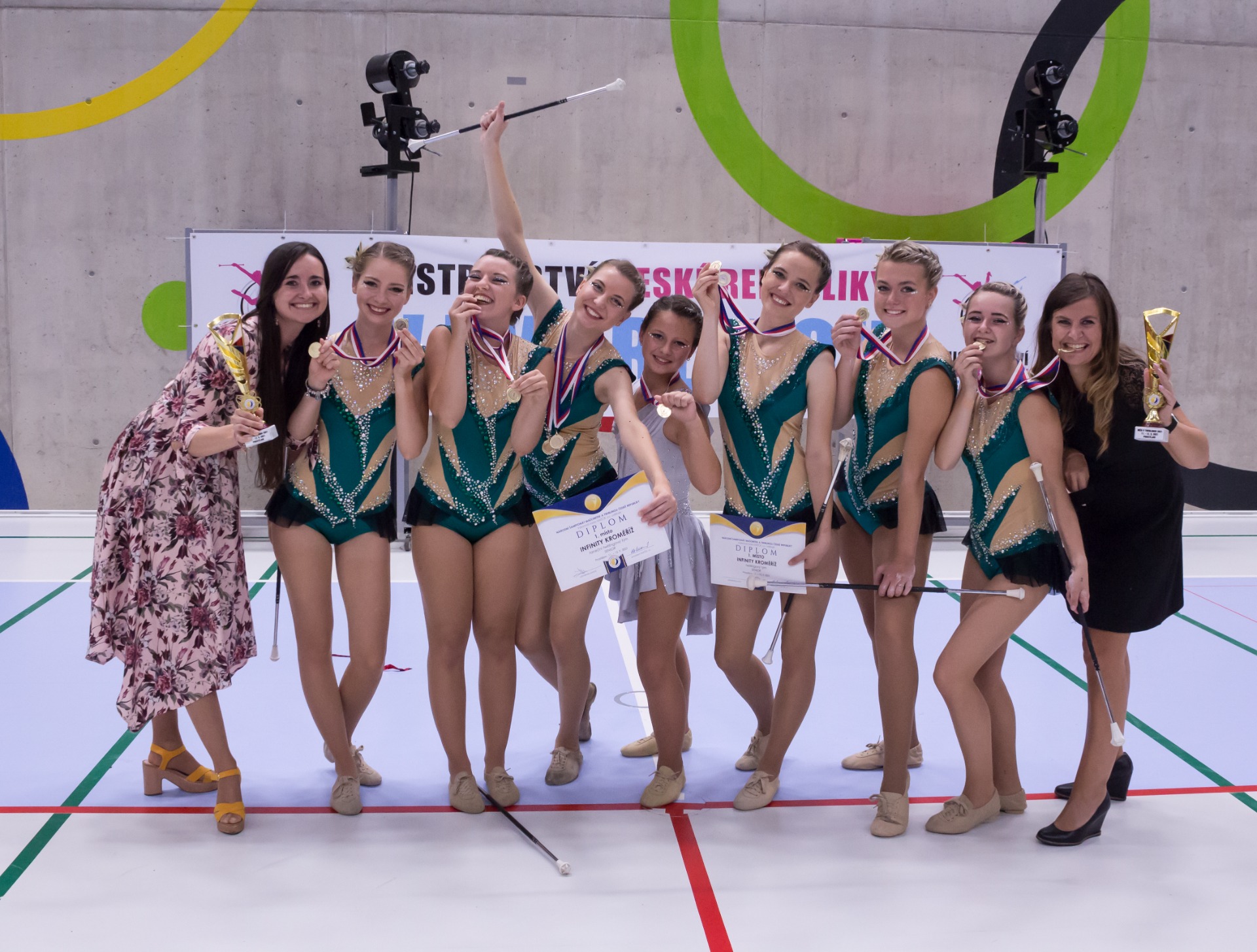 MČR v twirlingu  11-12.9.2021 Prostějov